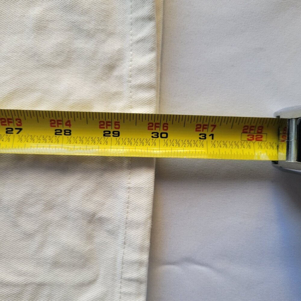 Lauren Ralph Lauren Floral Ivory Bedford Embroidered Stitch Denim Jeans (Size: 1 - Picture 2 of 11